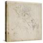 Figure Study, C.1511-Michelangelo Buonarroti-Stretched Canvas