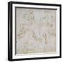 Figure Study, C.1511-Michelangelo Buonarroti-Framed Giclee Print