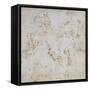 Figure Study, C.1511-Michelangelo Buonarroti-Framed Stretched Canvas