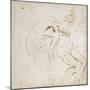 Figure Study, C.1511-Michelangelo Buonarroti-Mounted Giclee Print