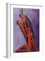 Figure Study - Design For Sculpture-Lawrence Atkinson-Framed Giclee Print