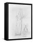 Figure Study for 'Joan of Arc'-Jules Bastien-Lepage-Framed Stretched Canvas