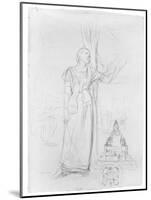 Figure Study for 'Joan of Arc'-Jules Bastien-Lepage-Mounted Giclee Print