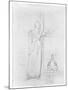 Figure Study for 'Joan of Arc'-Jules Bastien-Lepage-Mounted Giclee Print