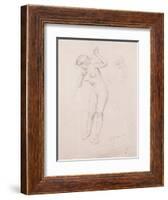 Figure Study for 'The Slaying of Orpheus'-Félix Vallotton-Framed Giclee Print