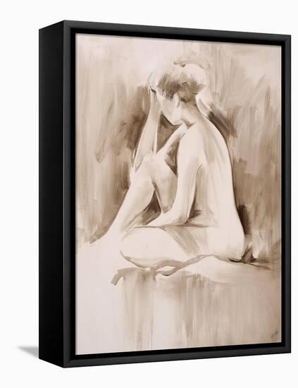 Figure Study II-Sydney Edmunds-Framed Stretched Canvas