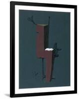 Figure with a White Rectangle-Julio González-Framed Giclee Print