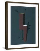 Figure with a White Rectangle-Julio González-Framed Giclee Print