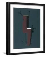 Figure with a White Rectangle-Julio González-Framed Giclee Print