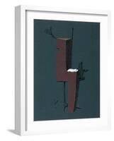 Figure with a White Rectangle-Julio González-Framed Giclee Print