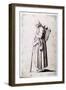 Figure with Basket-Israel Henriet-Framed Giclee Print