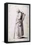 Figure with Basket-Israel Henriet-Framed Stretched Canvas