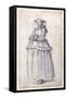 Figure with Fur-Trimmed Dress-Jacques Callot-Framed Stretched Canvas