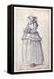 Figure with Fur-Trimmed Dress-Jacques Callot-Framed Stretched Canvas