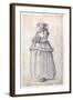 Figure with Fur-Trimmed Dress-Jacques Callot-Framed Giclee Print