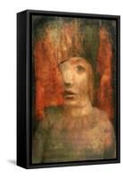 Figure with Ushanka - One for Mersad Berber-Mark Gordon-Framed Stretched Canvas