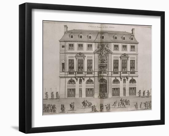 Figure XIV: vue de la façade de l'Hôtel de Beauvais rue Saint-Antoine au balcon duquel la-Jean Marot-Framed Giclee Print