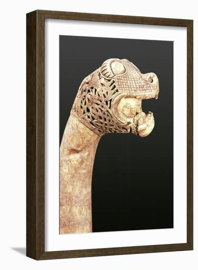 Figurehead of a Viking Longship, Found at Oseberg, Norway-Viking-Framed Giclee Print