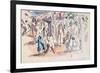 Figures and Horses (W/C on Paper)-Jules Pascin-Framed Giclee Print