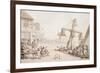 Figures at a Fair, 1803-Thomas Rowlandson-Framed Giclee Print