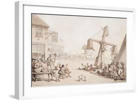 Figures at a Fair, 1803-Thomas Rowlandson-Framed Giclee Print