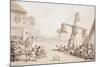 Figures at a Fair, 1803-Thomas Rowlandson-Mounted Giclee Print