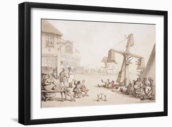 Figures at a Fair, 1803-Thomas Rowlandson-Framed Giclee Print