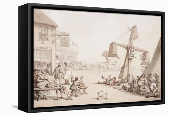 Figures at a Fair, 1803-Thomas Rowlandson-Framed Stretched Canvas