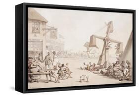 Figures at a Fair, 1803-Thomas Rowlandson-Framed Stretched Canvas