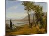 Figures at a Shrine, A Port Beyond-Martinus Rorbye-Mounted Giclee Print
