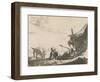 Figures by a tent, 1653-Adriaen van de Velde-Framed Giclee Print