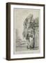 Figures De Mode: Homme Debout Acconde-Jean Antoine Watteau-Framed Giclee Print