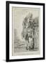 Figures De Mode: Homme Debout Acconde-Jean Antoine Watteau-Framed Giclee Print