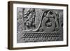 Figures Digging a Cave-null-Framed Giclee Print