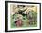 Figures from Otsu-E Paintings of the Floating World in a Drunken Stupor-Kyosai Kawanabe-Framed Giclee Print