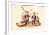 Figures from Tapestries-H. Shaw-Framed Art Print