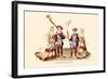 Figures from Tapestries-H. Shaw-Framed Art Print