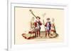 Figures from Tapestries-H. Shaw-Framed Art Print