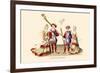 Figures from Tapestries-H. Shaw-Framed Art Print