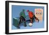 Figures from 'The New Football Game of Kick'-null-Framed Giclee Print