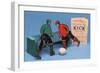 Figures from 'The New Football Game of Kick'-null-Framed Giclee Print