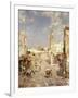 Figures in a Moorish Town-Jean-Baptiste-Camille Corot-Framed Giclee Print