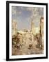 Figures in a Moorish Town-Jean-Baptiste-Camille Corot-Framed Premium Giclee Print