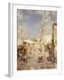 Figures in a Moorish Town-Jean-Baptiste-Camille Corot-Framed Giclee Print