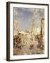 Figures in a Moorish Town-Jean-Baptiste-Camille Corot-Framed Giclee Print