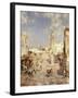 Figures in a Moorish Town-Jean-Baptiste-Camille Corot-Framed Giclee Print