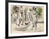 Figures in a Park, Charleston, South Carolina, 1916 (W/C on Paper)-Jules Pascin-Framed Giclee Print