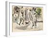 Figures in a Park, Charleston, South Carolina, 1916 (W/C on Paper)-Jules Pascin-Framed Giclee Print