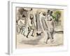 Figures in a Park, Charleston, South Carolina, 1916 (W/C on Paper)-Jules Pascin-Framed Giclee Print