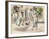 Figures in a Park, Charleston, South Carolina, 1916 (W/C on Paper)-Jules Pascin-Framed Giclee Print